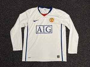Authentic Nike 2008 Manchester United Player Issue L/S Jersey Medium - Picture 1 of 2