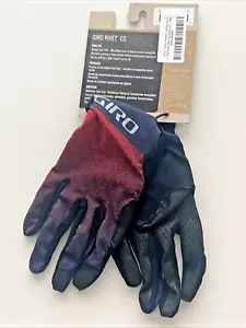 Giro Rivet CS Mens Mountain Cycling Gloves Black Red Blender (2023), Small - Picture 1 of 10
