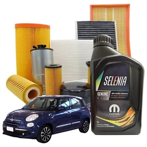 Kit Tagliando Fiat 500 L 1.6 Multijet 4 Filtri 5lt Selenia Wr Pure Energy 5w30 - Imagen 1 de 8