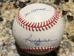 REGGIE JACKSON Signed Autographed OAL Baseball Inscribed Mr. October UDA - Picture 1 of 3