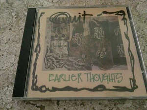 Quit "Earlier Thoughts" CD Remastered In V/G+. Rojo Records RR-1001-2. 1996. - Imagen 1 de 7