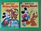 ZWEI Walt Disney Mickey Mouse Comics - #34 & #43 (Dell 1954 & 1955)