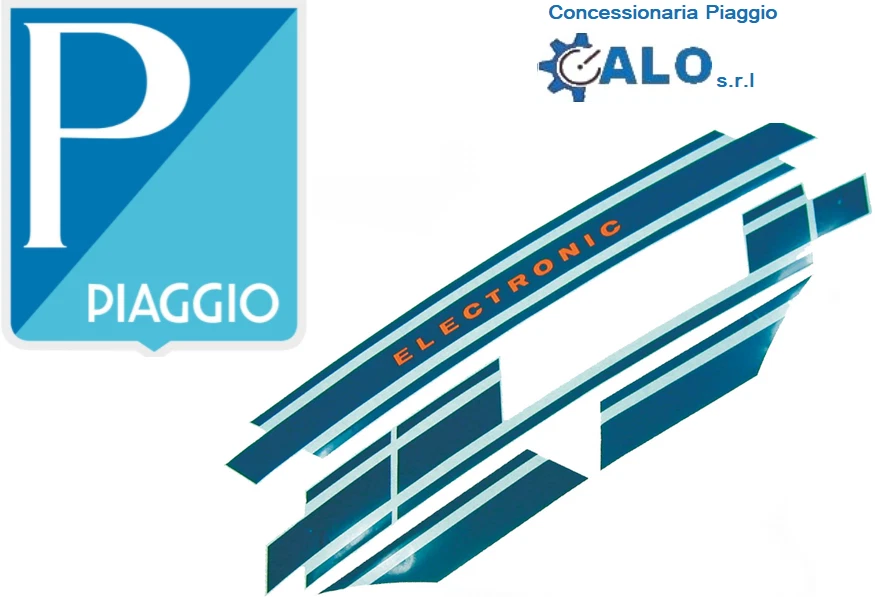 KIT ADESIVI ELECTRONIC PER PIAGGIO VESPA 125 ET3 CIF 3380