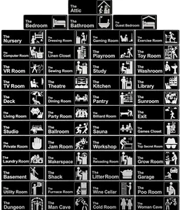 3d "The Office" Novelty Signs- 54 Varieties, your choice! Adhesive Mounting Incl - Picture 1 of 6