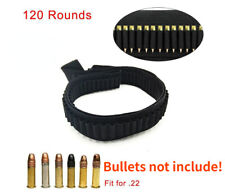 120 Round .22LR Ammo Belt Sling Shell Holder Rifle Bullet Cartridge Bandolier