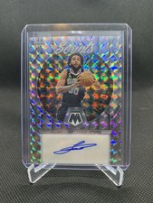 2022-23 Mosaic Julian Champagnie Scripts Silver Mosaic Auto