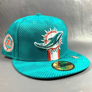 New Era Miami Dolphins 2024 Sideline Exclusive NFL 59FIFTY Fitted Hat Cap 7 1/8 - Picture 1 of 11