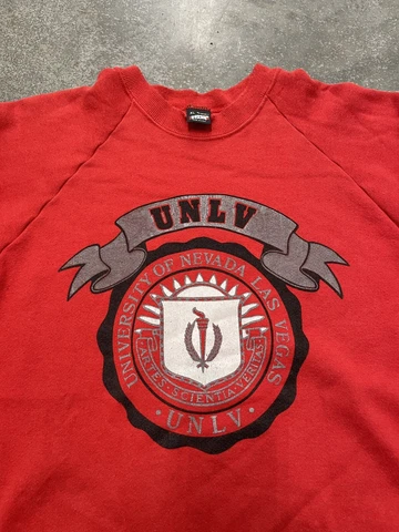 VTG UNLV Rebels University Nevada Las Vegas Sweatshirt Men XL Screen Stars USA Cover