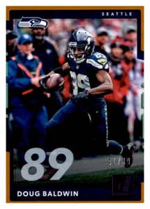 Donruss Orange Parallel Doug Baldwin 2017 #d/89 lámina refractora PWE Seahawks - Imagen 1 de 2