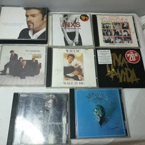 8 x Bulk Lot Cds 80s Inxs, Eagles, Wham Cold Play George Michael, Cranberries - Picture 1 of 14
