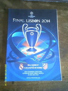 PROGRAMME FINALE LIGUE DES CHAMPIONS 2014 REAL MADRID ATHLETICO MADRID - Picture 1 of 5