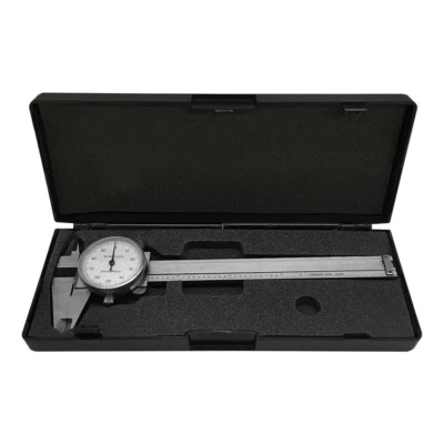 4" Stainless Steel Dial Caliper Shockproof .001" Graduation - Image 1 of 4
