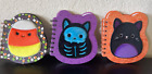 LOT 3 Squishmallows SOUCHE CANON AUTOMNE BONBONS chat spirale HALLOWEEN NEUF