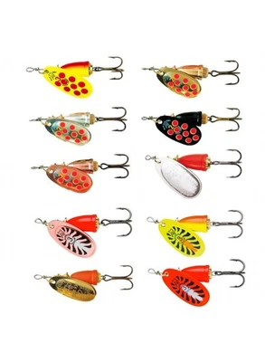 Blue Fox Vibrax Fluorescent 6g Hecht Forelle Barsch Inline Spinner - Bild 1 von 4