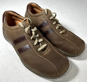 Skechers Men's F-50 Brown Leather Oxford Shoes Size 11 - Picture 1 of 14