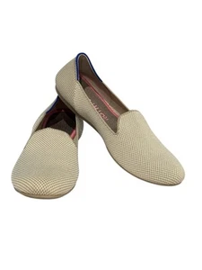 Rothy’s The Loafer Leinen Doppelnaht Damengröße 8 beige gebraucht, in einwandfreiem Zustand - Bild 1 von 8