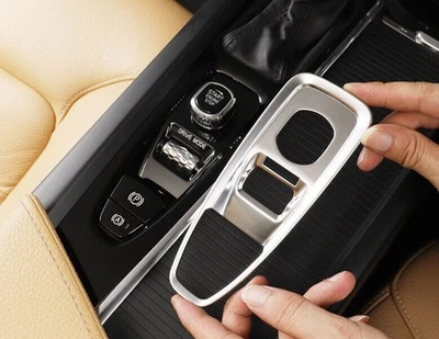 Fit For Volvo XC90 2016-2023 Matte Silver Electronic Handbrake Cover Trim 1PCS - Image 1 of 4