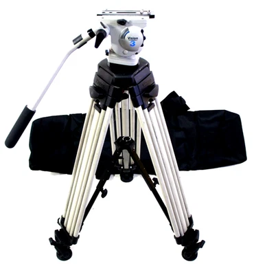 VINTEN VISION V3 PAN BAR PLATE TD-KNOB MID-SPREADER DA TRIPOD BAG SERVICED 22Lbs - Image 1 of 4