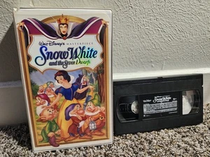 Snow White And The Seven Dwarfs Disney Masterpiece VHS Tape Clamshell Case - Picture 1 of 5