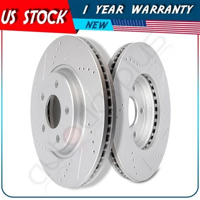 Front Brake Rotors For Chevrolet Cobalt Malibu Pontiac Pursuit Saturn Aura Ion - Image 1 of 4
