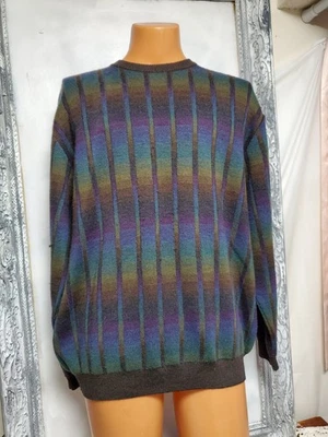 VTG Norm Thompson Escape From The Ordinary Sz L Pullover Sweater Colorful 90s - Image 1 of 4