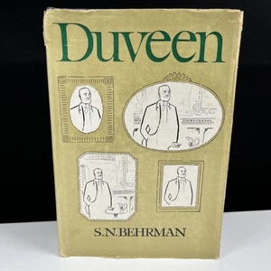 Vintage Novel-Duveen-S.N. Behrman 1952 1st Print Random House HC/DJ - Picture 1 of 8