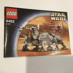 LEGO Star Wars 4482 AT-TE Walker 2003 Used, ONLY 1 Mini figure, w/ Speeder Bike