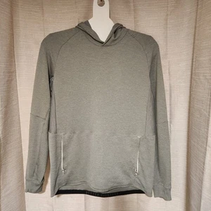 Sudadera con capucha Lululemon Textured Tech para hombre grande gris - Imagen 1 de 5
