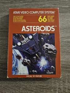 Asteroids Atari 2600 CIB Complete in Box Tested Works Vintage Space Shooter 1978 - Picture 1 of 11
