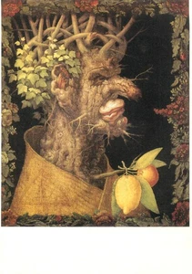 B522 Bellas Artes Postal Giuseppe Arcimboldo - Retrato metamórfico de invierno - Imagen 1 de 2