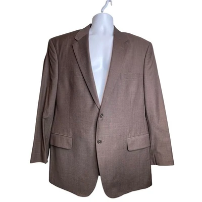Jos A Bank Signature Collection Mens Brown Wool Blazer Sz 44R Classic Old Money - Image 1 of 4
