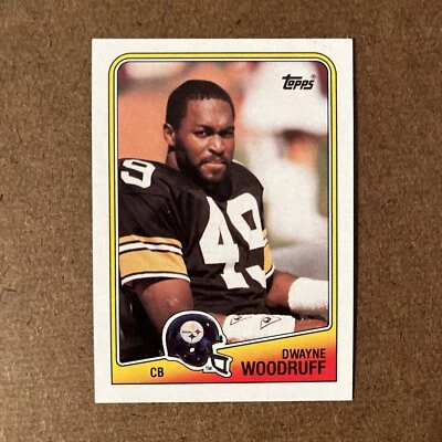 1988 Topps Dwayne Woodruff #174 NM-MT NFL Pittsburgh Steelers - Image 1 of 2