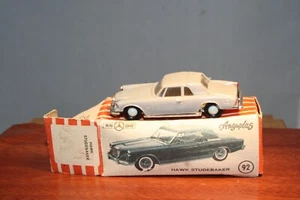 1950s Studebaker Hawk & Original Box HO Scale Anguplas Mini Cars Made in Spain - Picture 1 of 5