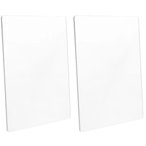 Set of 2 Embossing Machine Accessories Office Indoor Mat Plate Replacement - Picture 1 of 6