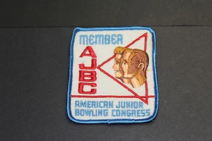 Vintage AJBC American Junior Bowling Congress Member Patch - Bild 1 von 3