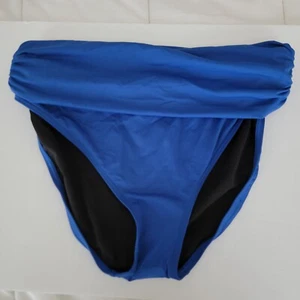 Parte inferior de natación de bikini plegable Soma grande azul - Imagen 1 de 7