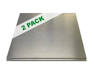2 PACK - 1/8  .125 Aluminum Sheet Plate 6  X 6   5052 • 12.75$