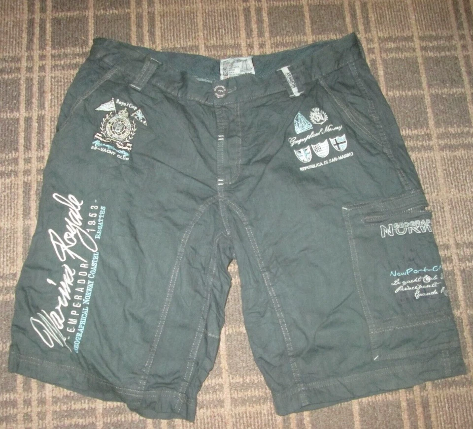 Geographical Norway Men's Size L 38" Waist Shorts Chino Bermuda Utility Cargo - Image 1 of 4