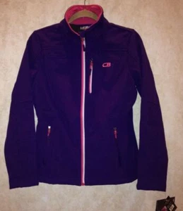 CB SPORTS Softshell Purple Pink Ski Resistant Winter Jacket Coat NEW Womens Sz M - Picture 1 of 12