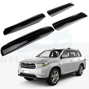 Roof Rack Rails Cover End Shell Set For 2008-2013 Toyota Highlander Replace - Picture 1 of 9