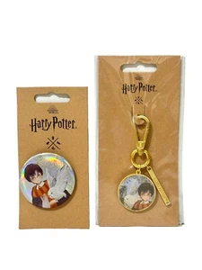 Yume Harry Potter Badge And Keyring Wizarding World Collection - NEW - Picture 1 of 8