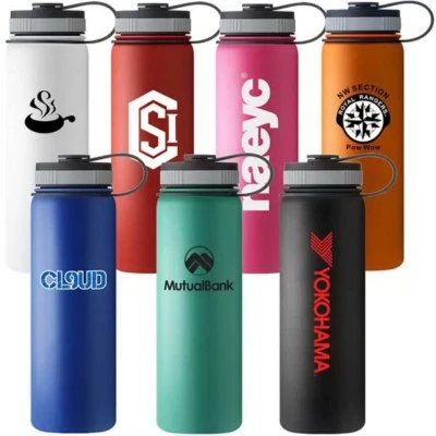 48 Custom Printed Water Bottles, Bulk Promotional Products, Party Favors - Image 1 of 4