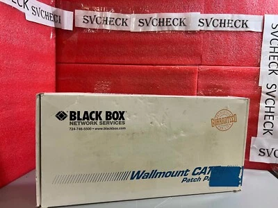 BLACK BOX JPM085A-R3 NETWORK SERVICES CAT5E PATCH PANEL 24 PORT - Image 1 of 4