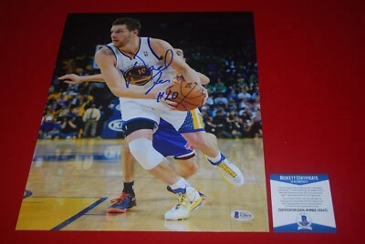 DAVID LEE GOLDEN STATE WARRIORS Signed 11X14 Beckett COA U29475 - Image 1 of 3