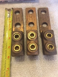 THREE PANDUIT 4/0,300 MCM, HHL-30-2N,MECHANICAL COPPER LUG,NEW, USA MADE THREE - Picture 1 of 15