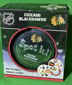 NHL Chicago Blackhawks Hockey Spot It Edition Spot The Match Age 7+ - Board Game - Imagen 1 de 2
