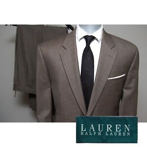 46L Lauren RL Men's 2 pcs Suit Sport Coat Blazer Jacket Pants 39W C050384