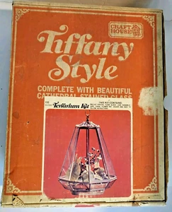 Bastelhaus Tiffany Stil Terrarium Bausatz Kristallklarglas Modell #150 - Bild 1 von 10