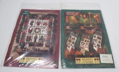 2 Mumm’s the Word Quilting Patterns: “Visions at Christmas” & “Christmas Treas - Image 1 of 4
