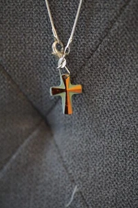 SWAROVSKI 20mm Crystal Cross Pendant Necklace Sterling NWOT 1 - Picture 1 of 6